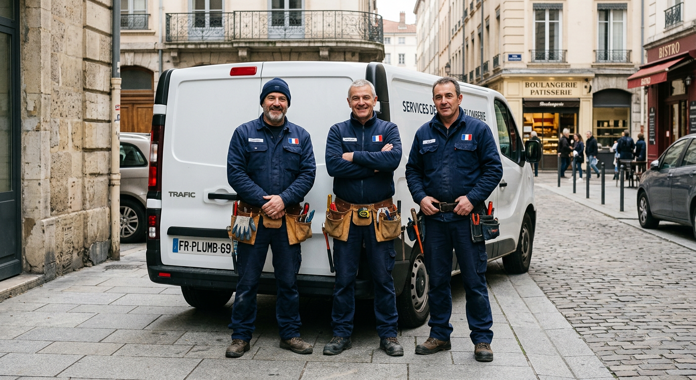Équipe de plombiers professionnels Ateliers Plombier Villejuif 94
